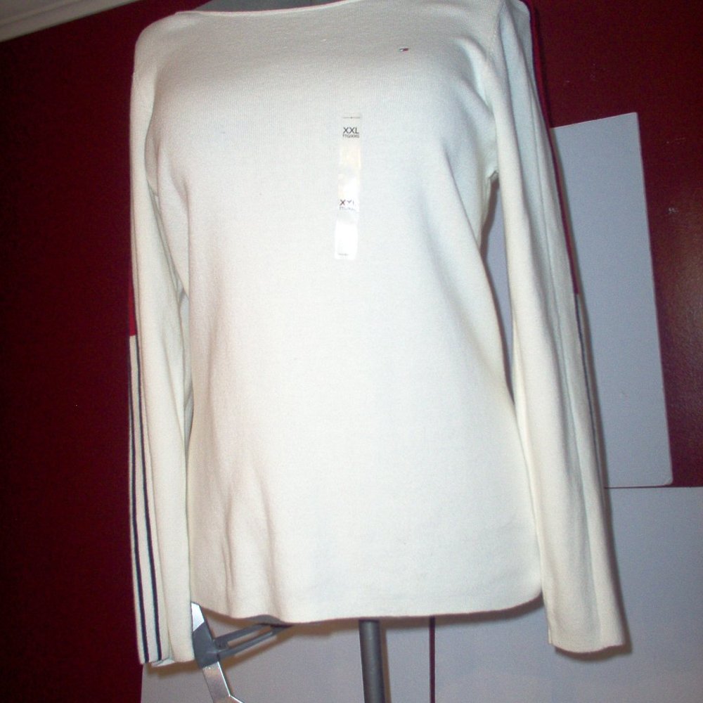 TOMMY HILFIGER XXL CREAM SWEATER (NWT)